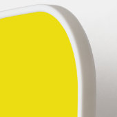 Elegant Bold Mit Monogramm Initial Canary Yellow Pickleball Schläger (Linke Seite)