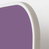 Elegant Bold Mit Monogramm Initial Dusty Lila Pickleball Schläger (Linke Seite)