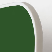 Elegant Bold Mit Monogramm Initial Pine Green Pickleball Schläger (Linke Seite)