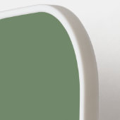 Elegant Bold Mit Monogramm Initial Sage Green Pickleball Schläger (Linke Seite)