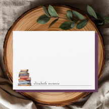 Elegant Book Lover's Personalized