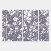 Elegant Botanic Climbing Vines silhouettes Geschenkpapier Set (Vorderseite)