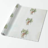 Elegant Botanical Bird Geschenkpapier (Ungerollt)
