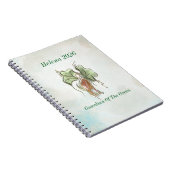 Elegant Botanical Bird Notizblock (Rechte Seite)