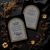 Elegant Botanical Butterflies Motivational Quote Einladung