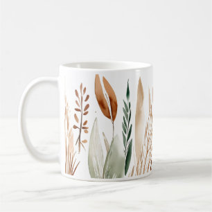 Elegant Botanical Earthy Tones Boho Kaffeetasse