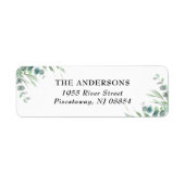 Elegant Botanical Eukalyptus Greenername Skript (Vorne)