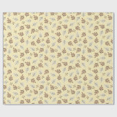 Elegant Botanical Fall  Geschenkpapier (Flach)