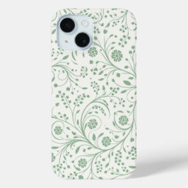 Elegant Botanical Floral Pattern – Minimal Nature  Case-Mate iPhone Hülle