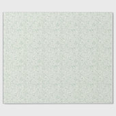 Elegant Botanical Floral Pattern – Minimal Nature  Geschenkpapier (Flach)