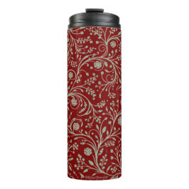 Elegant Botanical Floral Pattern – Minimal Nature  Thermosbecher