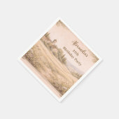 Elegant Botanical Garden Birthday Serviette (Ecke)