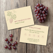 Elegant Botanical Grapevine Design Treuekarte