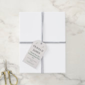 Elegant Botanical Greenery Wedding Favor Tag Geschenkanhänger (Mit Garn)