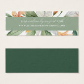 Elegant Botanical Lily Floral Wedding Website RSVP (Vorne & Hinten)