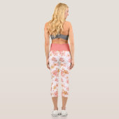 Elegant Botanical Print Leggings (Rückseite)