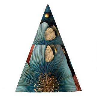 Elegant+Botanical+Relief+Florals Partyhütchen