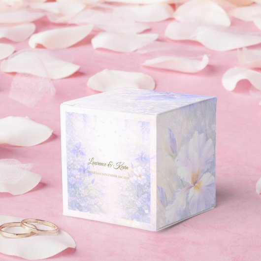 Elegant Botanical Wedding Geschenkschachtel (Hochzeit)