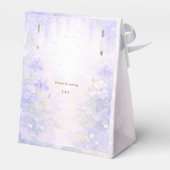 Elegant Botanical Wedding Geschenkschachtel (Rückseite)