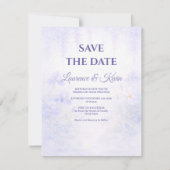 Elegant Botanical Wedding Save the date (Vorderseite)