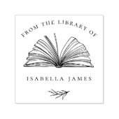 Elegant botanisch aus der Bibliothek des Individue Permastempel (Design)