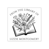 Elegant botanisch aus der Bibliothek von Custom Gummistempel (Prägung)