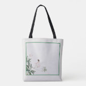 Elegant Botanisch Pink Blossom Bridesmaid Tasche (Rückseite)