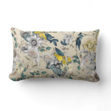 Elegant Botanisch Vintag Gelb Graue Blüte