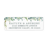 Elegant Botanische Eukalyptus-Grüne (Vorne)