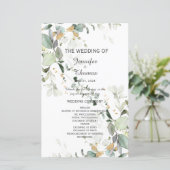 Elegant Botanische Eukalyptus-Grüne (Stehend Vorderseite)