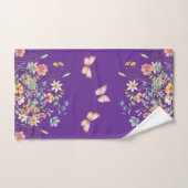 Elegant Botanisches Florales Design Badhandtuch Set (Handtuch)