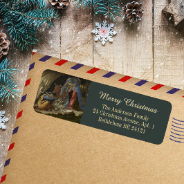 Elegant Botticelli Christliche Weihnachtsadresse