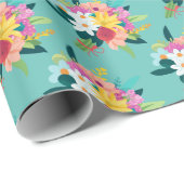 Elegant Bouquet Geschenkpapier (Rolleneckpunkt)