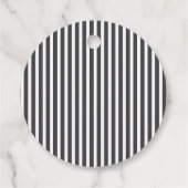 Elegant Bow Champagne Sip & See Baby Shower Geschenkanhänger (Rückseite)