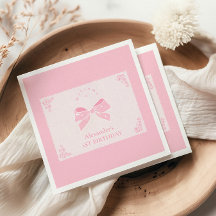 Elegant Bow Floral Extravagant ONE Girl 1. Geburts