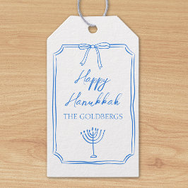 Elegant Bow Menorah Individuelle Name Happy Hanukk Geschenkanhänger