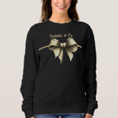 Elegant Bow Sweatshirt (Vorderseite)