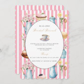 Elegant Bridal Brunch Bridal Dusche Einladung (Vorne/Hinten)