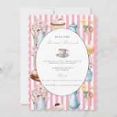 Elegant Bridal Brunch Bridal Dusche Einladung (Vorderseite)