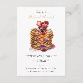 Elegant Bridal Brunch Bridal Dusche Einladung