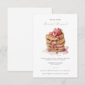 Elegant Bridal Brunch Bridal Dusche Einladung (Vorne/Hinten)