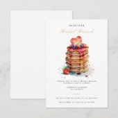 Elegant Bridal Brunch Bridal Dusche Einladung (Vorne/Hinten)