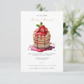 Elegant Bridal Brunch Bridal Dusche Einladung (Stehend Vorderseite)