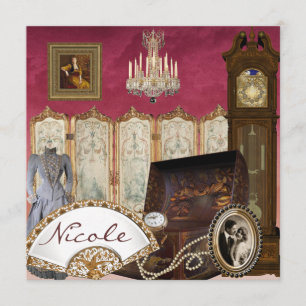 ELEGANT Bridal Dusche Einladung