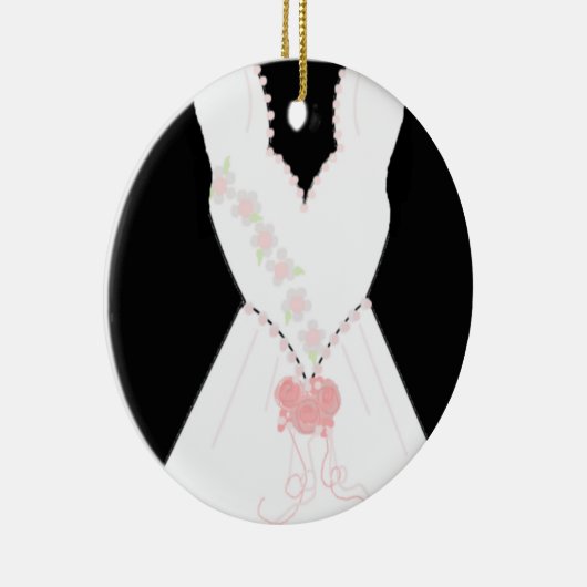 Elegant Bridal Gown Keramikornament (Rechts)