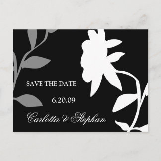 ELEGANT BRIDAL SAVE THE DATE ANKÜNDIGUNGSPOSTKARTE