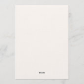 Elegant Bridal Shower Invitation | Printable & Cus Einladung (Rückseite)