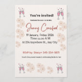 Elegant Bridal Shower Invitation | Printable & Cus Einladung (Vorderseite)