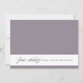 ELEGANT| BRIDAL SHOWING INVITATION EINLADUNG (Rückseite)