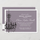 ELEGANT| BRIDAL SHOWING INVITATION EINLADUNG (Vorne/Hinten)
